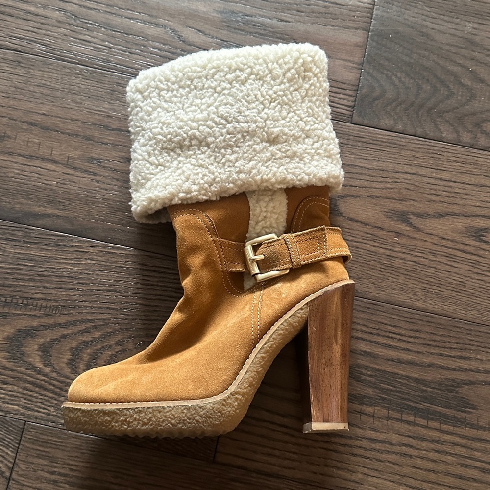 Michael Kors sheepskin boots
